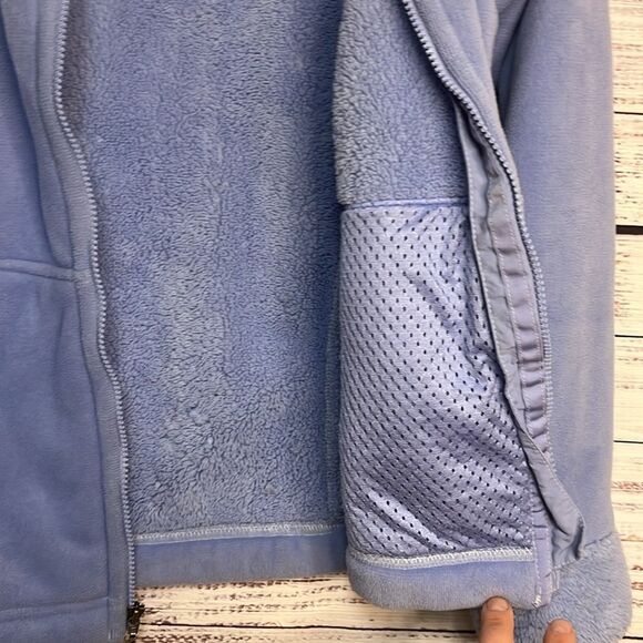 Patagonia Synchilla Fleece Full Zip Jacket Womens M Sherpa Mesh Pockets Blue - Picture 9 of 15